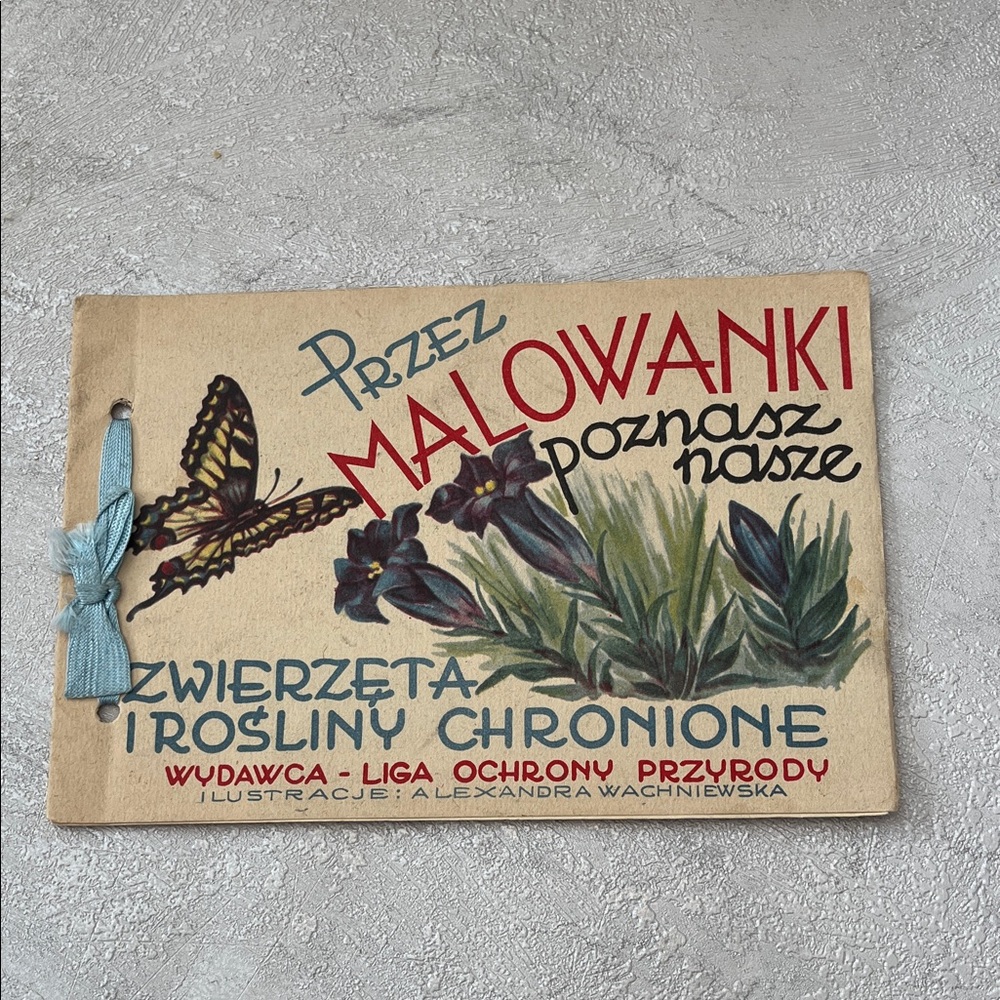 Vintage Polish Educational Nature Publication